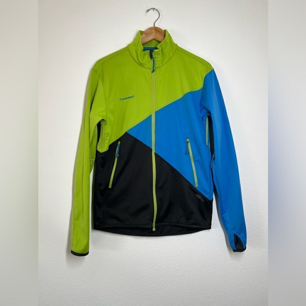 Men's Mammut Tasman Soft Shell Jacket Windbreaker Full Zip M Outdoor